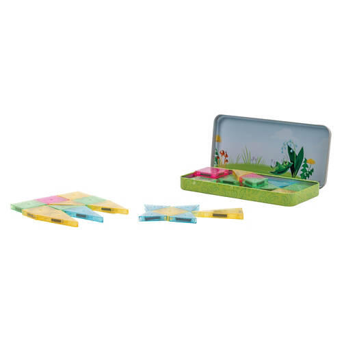 40 Piece Micro Travel Magnetic Tiles - Insects