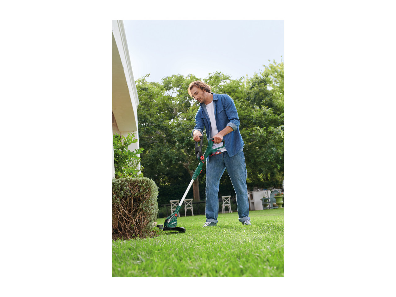 Parkside 20V Cordless Grass Trimmer1