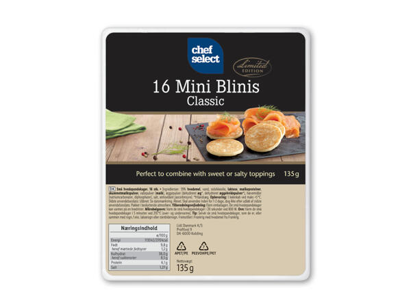 Mini blinis