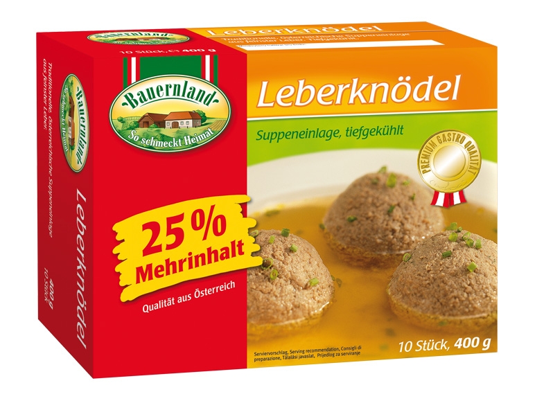 BAUERNLAND Leberknödel 400 g