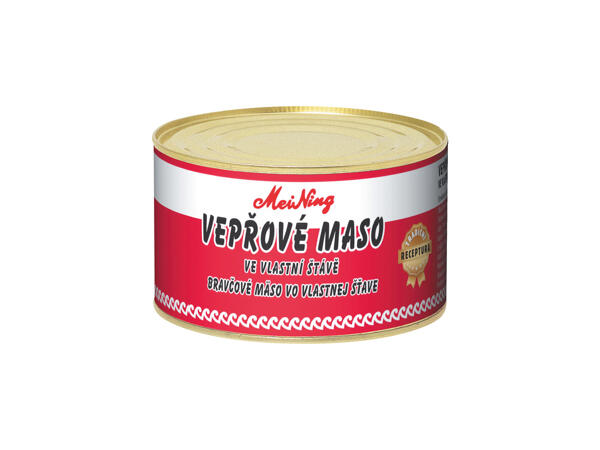 VEPŘOVÉ MASO VE VLASTNÍ ŠŤÁVĚ