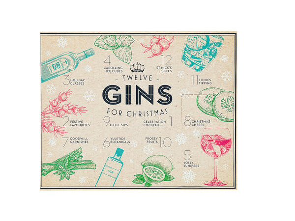12 Gins of Christmas Gift Pack