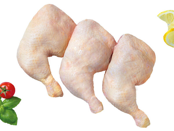 Frische Hendlkeulen