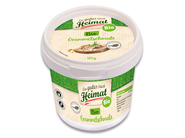 EIN GUTES STÜCK HEIMAT Bio-Grammelschmalz
