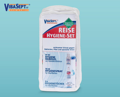 VIBASEPT Reise-Hygiene-Set, 3-teilig
