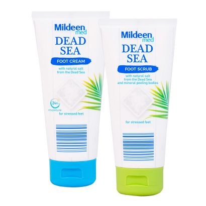 Crème de pied ou peeling de pied de la mer Morte