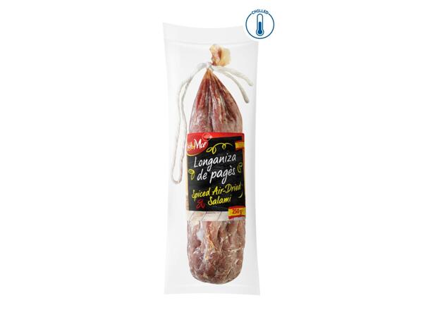 Sol & Mar Longaniza de pages - Spiced Air Dried Salami