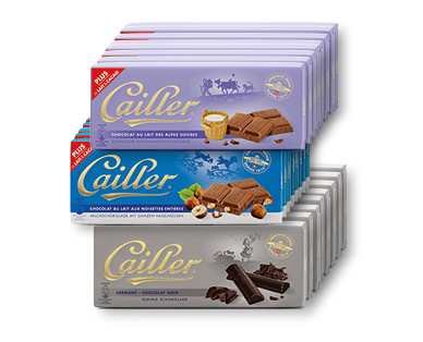 Tavolette di cioccolato CAILLER(R)