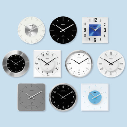 Funkgesteuerte Wanduhr