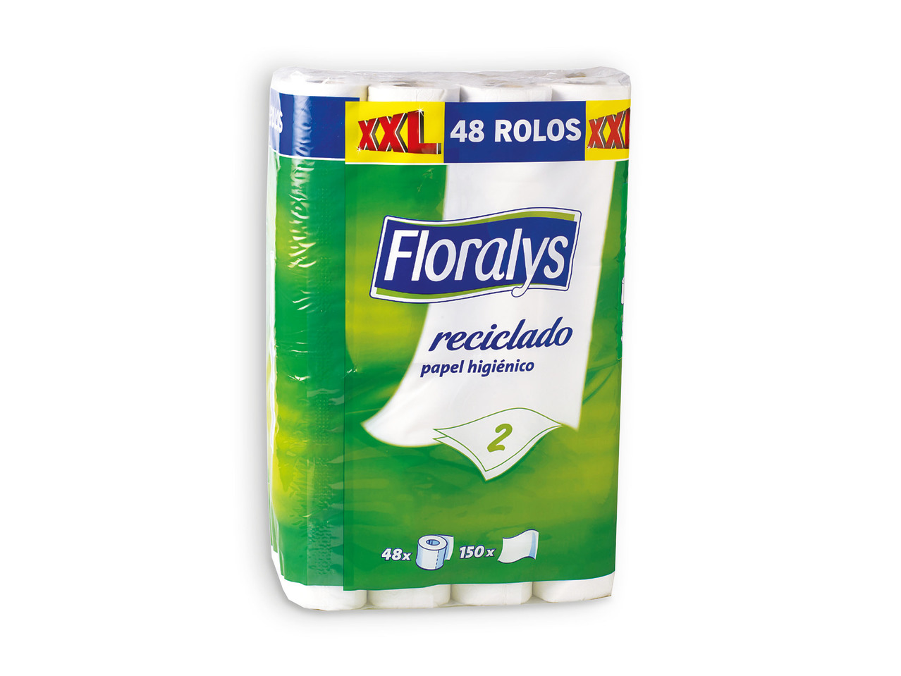 FLORALYS(R) Papel Higiénico Reciclado