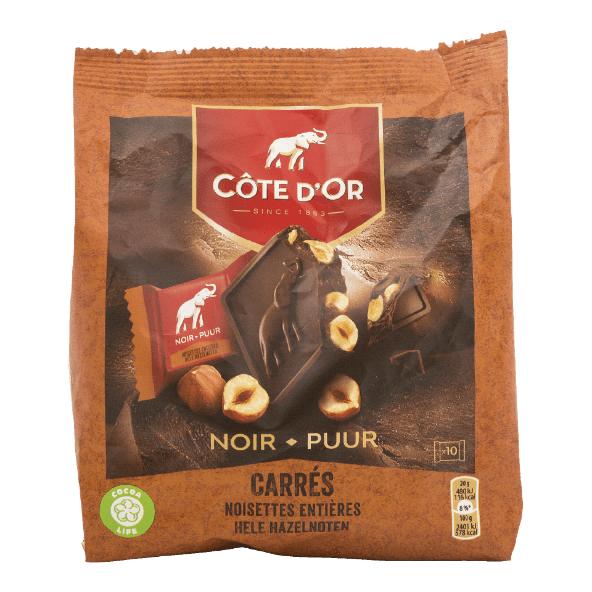 Morceaux de chocolat noir
