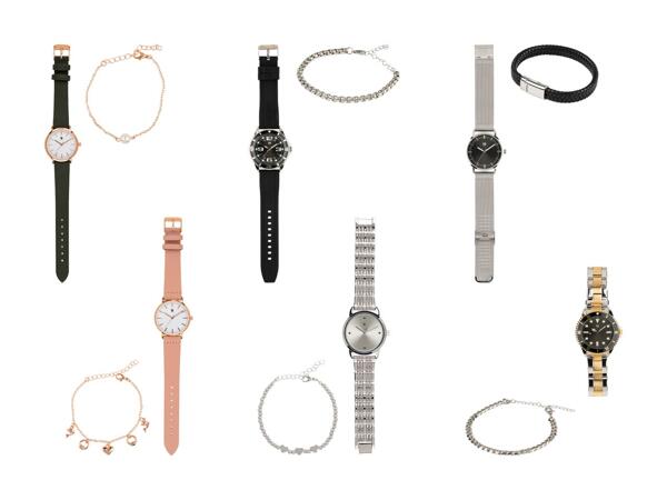 Armbanduhr-Schmuckset, 2-tlg.