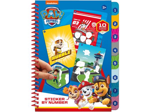 Sticker by Number/Designer Activity Book