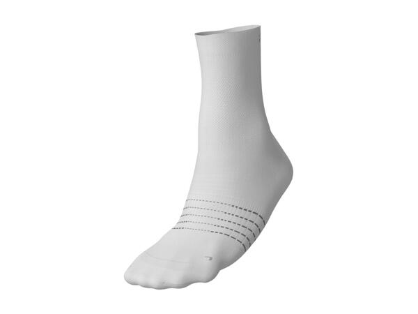 CRIVIT White Cycling Socks - 2 Pairs