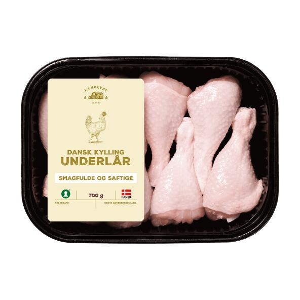 Danske kyllingeunderlår