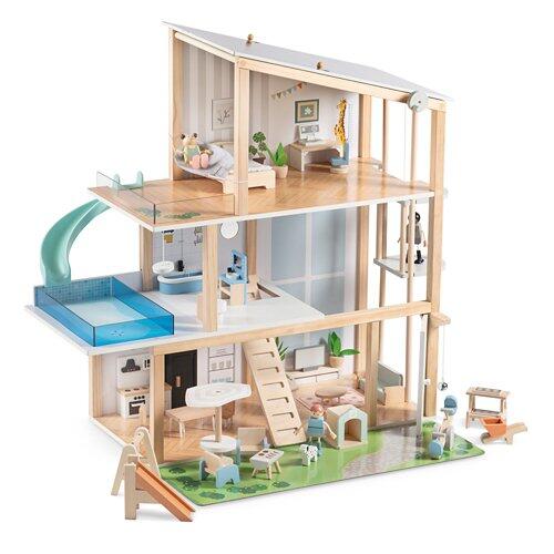 TOYLINO Puppenhaus mit Ausstattung