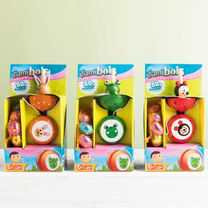Jouet avec friandises de Pâques