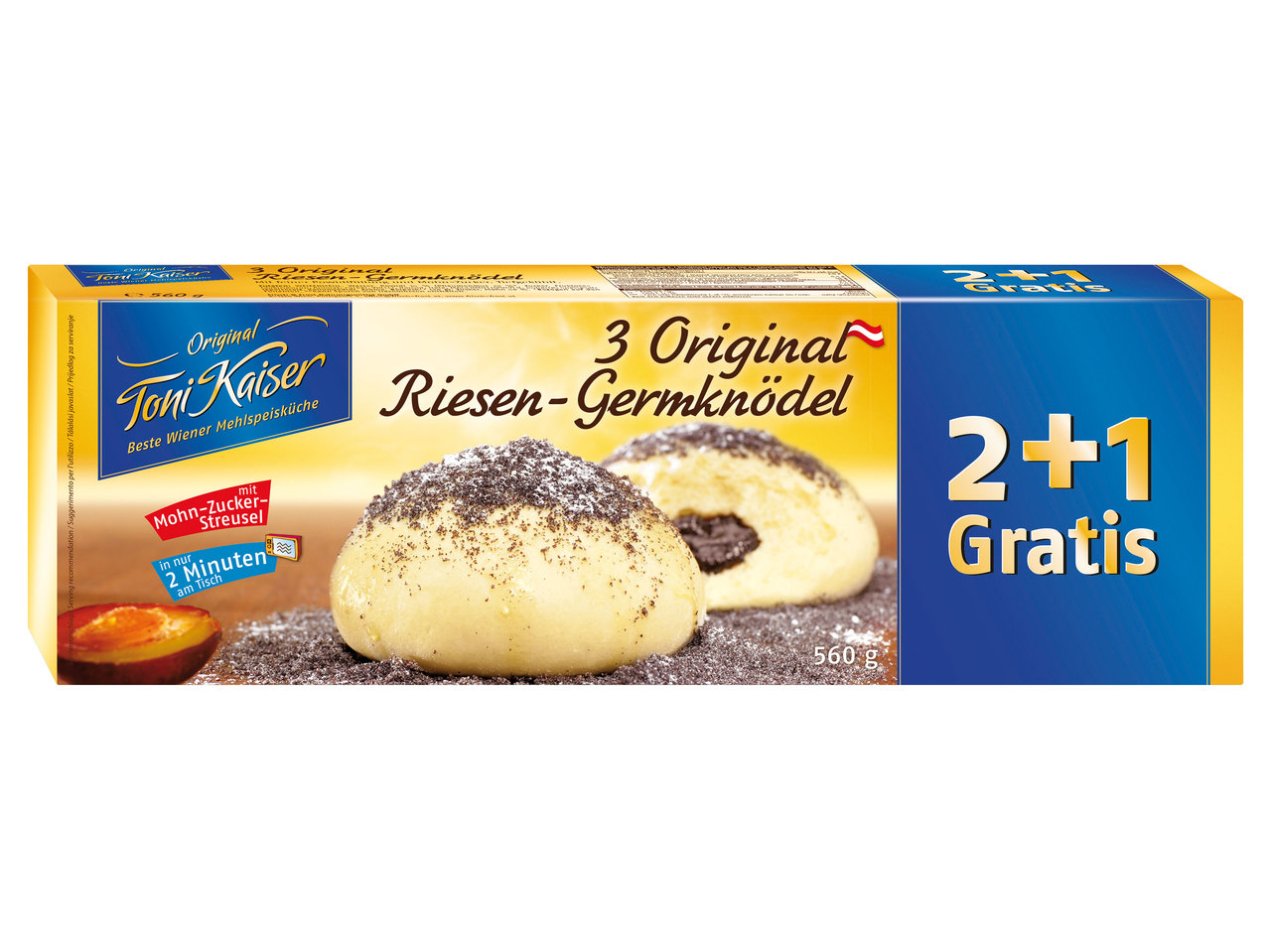 TONI KAISER Riesen-Germknödel