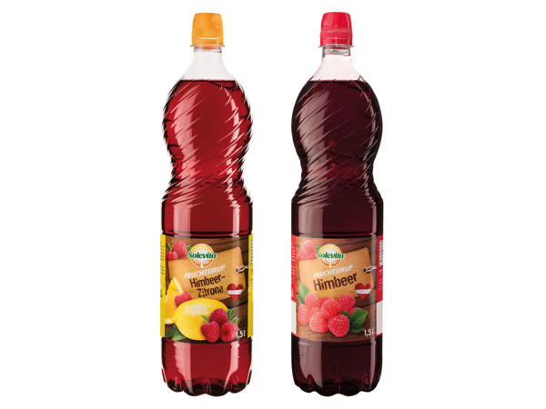 SOLEVITA Himbeer-/Himbeer-Zitronen-Sirup