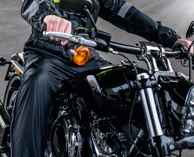 CRANE Damen-/Herren-Motorrad-Regenhose