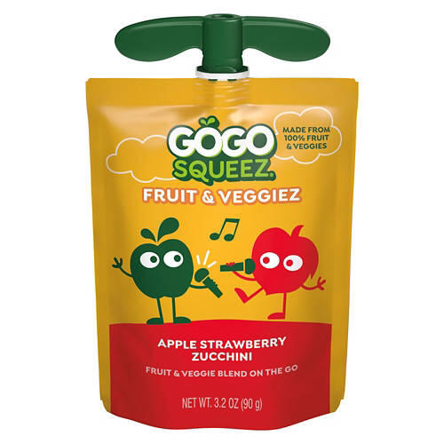 Variety Pack Fruit & Veggie Squeez - 12 pack, 3.2 oz Pouches