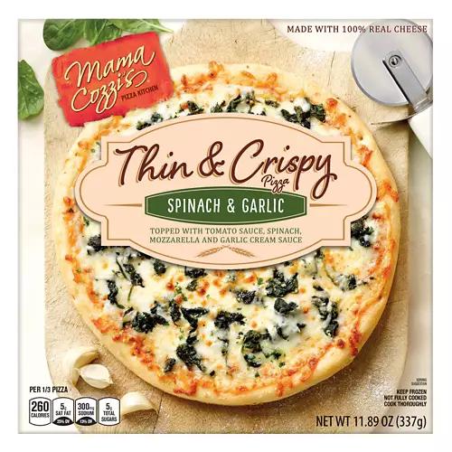 Thin & Crispy Spinach & Garlic Pizza, 11.89 oz