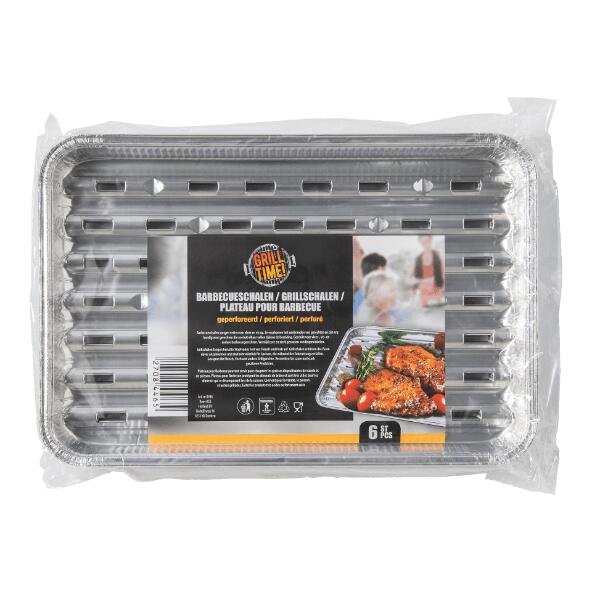 BBQ(R) 				Raviers pour barbecue, 6 pcs