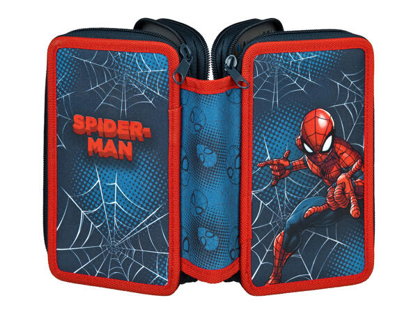 Case with Three Zippers "Minions, Frozen, Spiderman, Spirit"