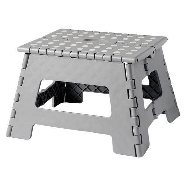 Easy Home Gray Folding Step Stool