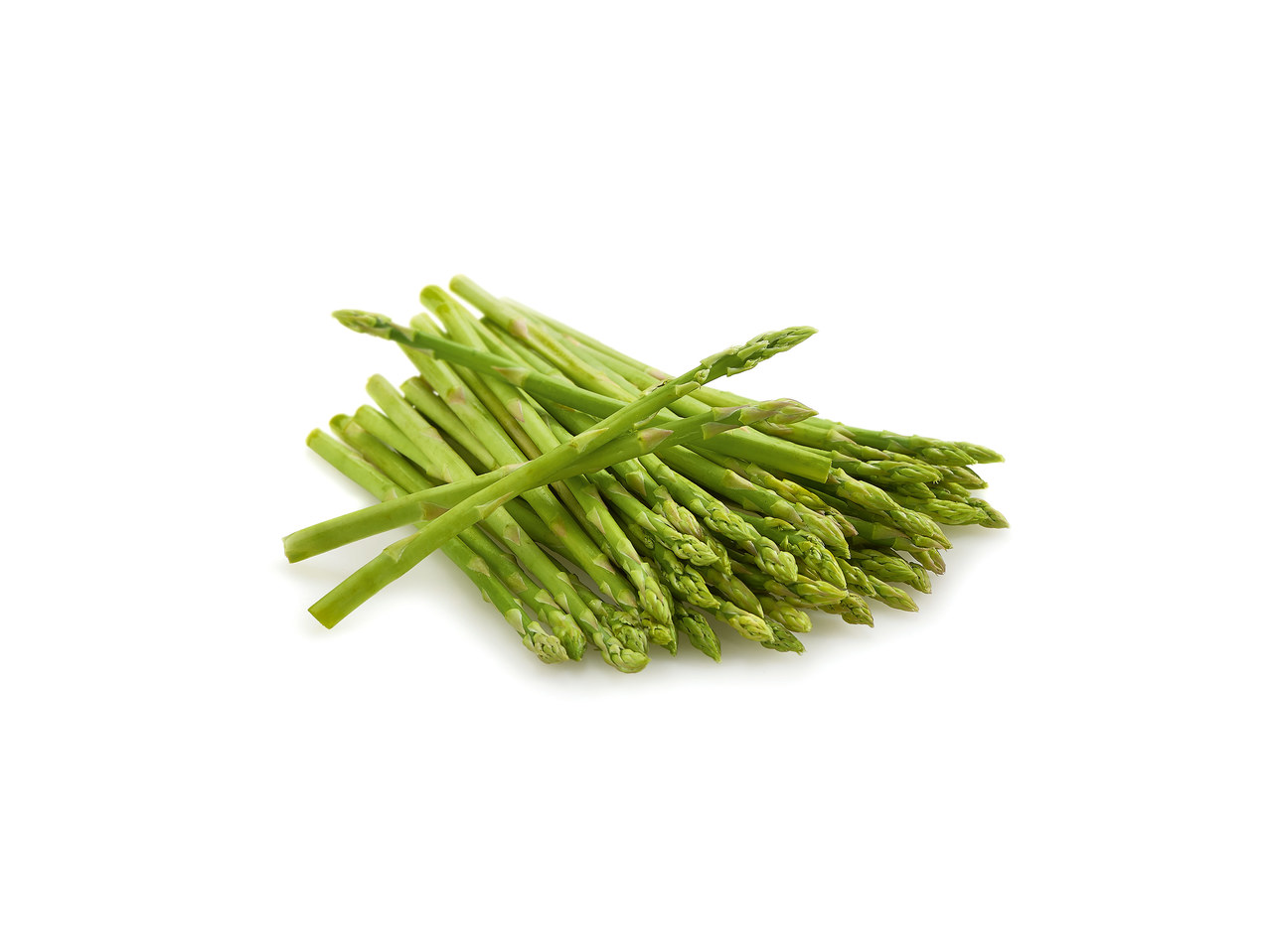 Groene aspergepunten
