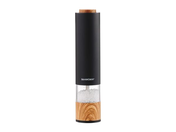 Silvercrest Kitchen Tools Electric Salt or Pepper Mill - Black