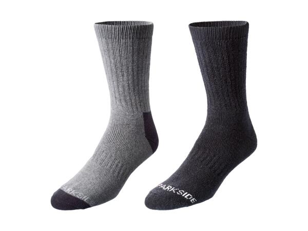 Chaussettes de travail thermiques, 2 paires