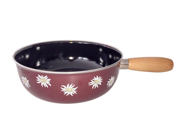 Caquelon pour fondue au fromage, émail