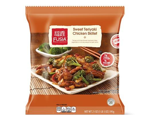 Fusia Asian Inspirations 
 Sweet Teriyaki or Sesame Ginger Chicken Skillet