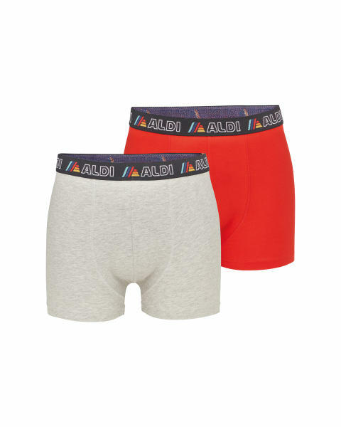 Aldi Mania Red & Grey Hipsters