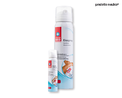 Gel freddo all'arnica/Ghiaccio spray ACTIVE MED