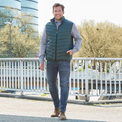 Maxi quiltet vest