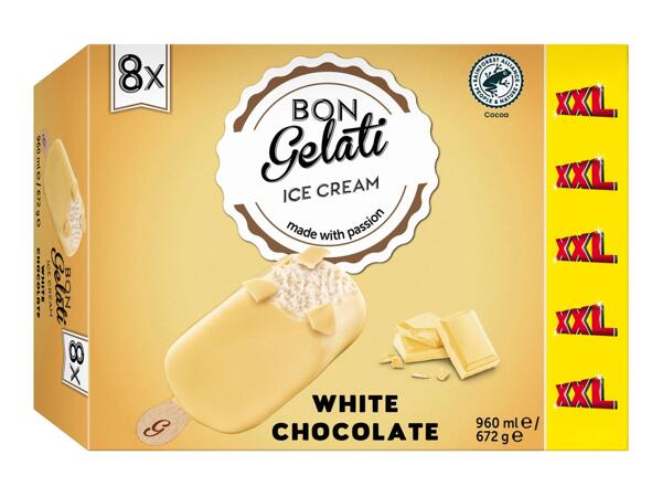 Bon Gelati XXL Ice Cream Sticks White Chocolate