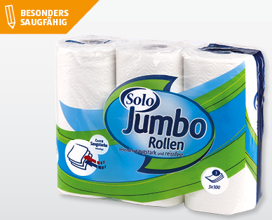 SOLO Küchentücher "Jumbo-Rollen"