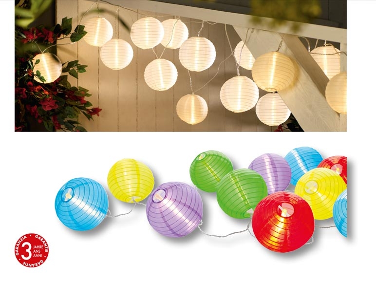 Guirlande de lampions à LED XXL