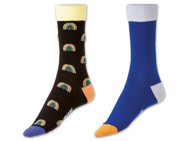 Fun Socks™ Damen/​Herren Socken, 2 Paar