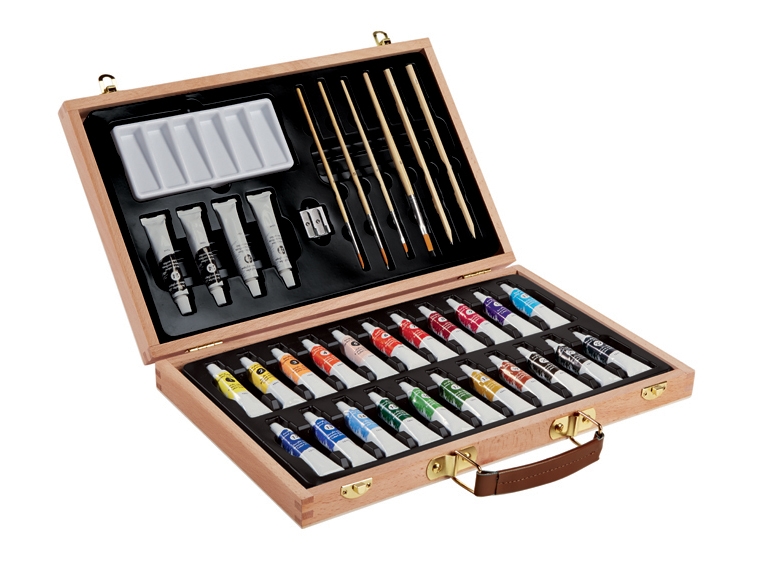 Acrylic Paint Set in Storage Case