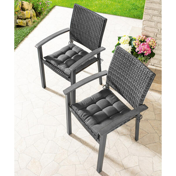 Outdoor-Stuhlkissen 2er-Set