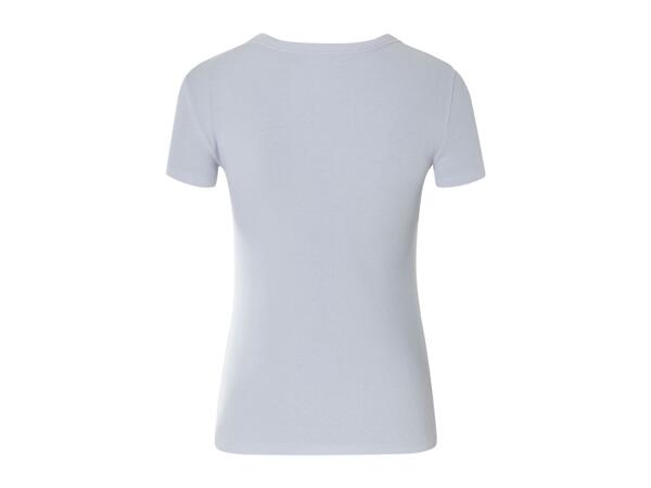 Esmara Ladies' Ribbed T-Shirt - Grey