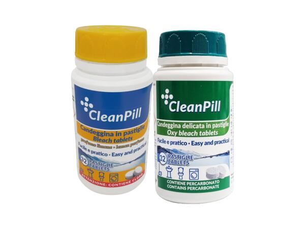 Clean pill bleach tablets
