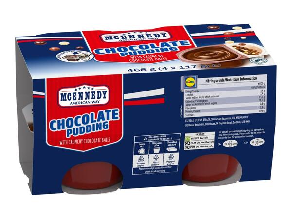 Chocolate Pudding with Chocolate Balls