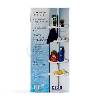Eckregal für die Dusche