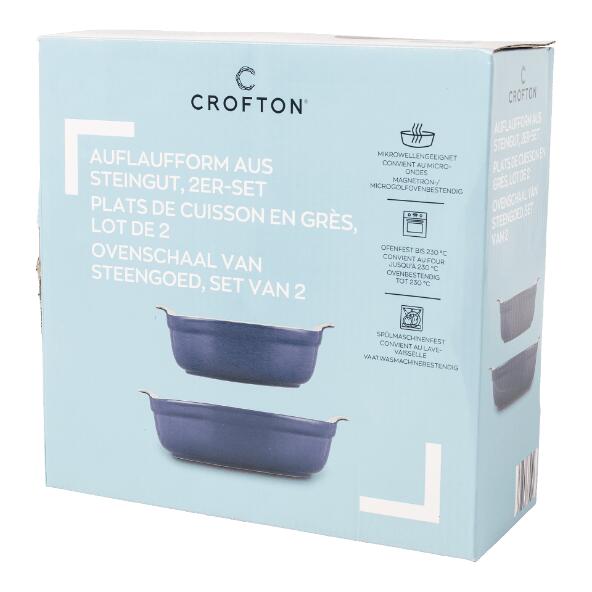 CROFTON(R) Plats à four en grès, 2 pcs