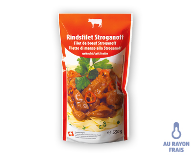 Filet de bœuf Stroganoff