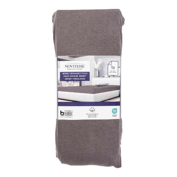 NOVITESSE(R) 				Drap-housse en jersey, 2 pers.